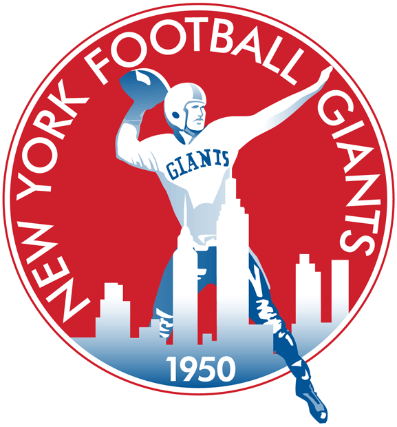 New York Giants 1950-1955 Primary Logo iron on paper